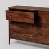 Reyna Solid Wood Chest of Drawers in Brown Colour