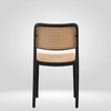 Kepler Brooks Zen Cafeteria Dining Chair in Black Colour