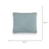 Criss Cross Mineral Blue Decorative Cushion Cover 18 x 18 Inches