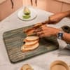 Ireka Homes Chefio Acacia Wood Chopping Board with Rattan Handle – Cutting Board