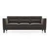 Lewis 3 Seater Fabric Sofa in Smoke Colour