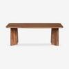 Serenzia Franz Solid Wood 6 Seater Dining Table in Brown Finish