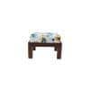 Heonar solid wood  ottoman in  provincial teak finish