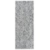 Neulooms Handloom Knotted Reversible Flatweave Runner Rug Olive Green or Ivory 2x12