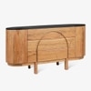 Andaman Nancowry Solid Wood Chest of Drawers in Brown Colour