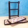 Ireka Homes Sakura 2 Tier Acacia Wood Serving Stand