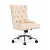 Doe Buck Amparo Beige Leatherette Executive Office Chair