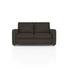 Apollo Compact 2 Seater  Fabric Sofa In Stone Grey Velvet Colour