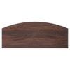 Daiki Queen Size Bed In Walnut Finish