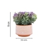 Purple Artificial Bonsai Plant With Ceramic Pot