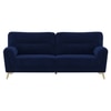 Osbert Velvet 3 Seater Sofa in Navy blue Color