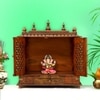 D'Dass Sheesham and Mdf Wooden Home Temple For Pooja Mandir For Home