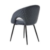 Kite Fabric Dining Chair in Blue Colour