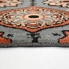 Multicolor Traditional Machine Made Polyester 3 X 5 Feet Carpet
