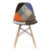 DSW Side Chair Replica in Patchwork Colour