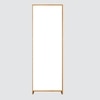5 Open Shelves In Highland Pine Finish With Free Standing Tall Units.