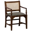 Provincial Solid Wood Accent Chair in Grey Colour
