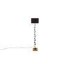 Edythe Black Cotton Shade Floor Lamp