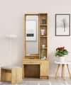 Hexa Red Wooden Dressing Table in Giant Wood Colour