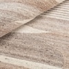 Handmade Wool Area Rug Modern Minimalist Beige 8 x 10 Feet Carpet