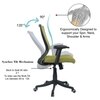 Ebeaony Mid Back Ergonomic Chair in Pearl Green Colour