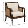 Upland Accent Sofa Chair in Walnut Finish