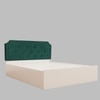 Citta Bed With Premium Leatherette Fabric And Hydraulic Storage - Queen Bed