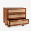 Abacus Solid Wood Chest of Drawers in Brown Colour