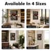 The Castle Decor Gentleman Red Suit Cocktail Wall Art Framed Painting 20x30 Inch