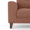 Verona Premium 2 Seater Fabric Sofa in Mocha Mouse Velvet Colour