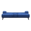 Horizon 3 Seater Sofa Cum Bed In Blue Colour