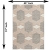 Ribbing Carpet Size 7.7x5.0 ft.