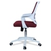 Xeanea Mid Back Ergonomic Chair in Maroon Colour