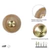 Maloto Amber Luster and Brass Metal Wall Light