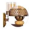 Colfax Designer Trim Double Glass Wall Light