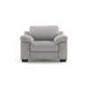 Esquel Essential 1 Seater Fabric Sofa in Vapour Grey Colour