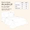 Stoa Paris Moonlight Whispers Satin Bedsheet for Super King Size Bed Whispers Satin Noir Collection