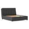 Bornholm Upholstered Storage Bed In Hydraulic in King Size with Urban Grey Colour
