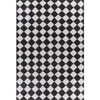 Jaipur Rugs Soft Geometric Grid Wool Dhurrie Rug White 5x7 ft