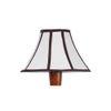 Carey Brown Cotton Shade Floor Lamp