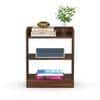 Nohee Engineered Wood Bedside Table in Brown Maple Finish