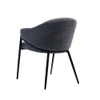 Vale Fabric Dining Chair in Grey Colour