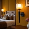 Eliante Mashal Wall Lights Mild Steel & Glass Material Brown & Clear Finish