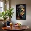 The Castle Decor Lord Buddha Wall Painting Framed Artwork 20x30 Inch Style 3