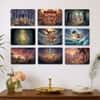 The Castle Decor Ramayan Wall Plates Set of 9 8x12 Inch