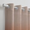 Stoa Paris Sheer Ombre Printed Long Door Curtain, Aesthetic Curtain with  Light Filtering Balcony,  Set of 1 Parda, Crimson Hour - Pink