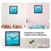 Calm Blue Contemporary Wall Clock