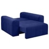Riyab  Pull Out Sofa cum Bed  in Navy Blue Colour
