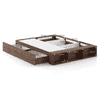 Toshi Platform Box & Drawer Storage Bed In Classic Walnut