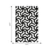 Jaipur Rugs Geometric Wool And Viscose 5x8 Feet Ebony And White Hand Tufted Rug Carpet Style 1